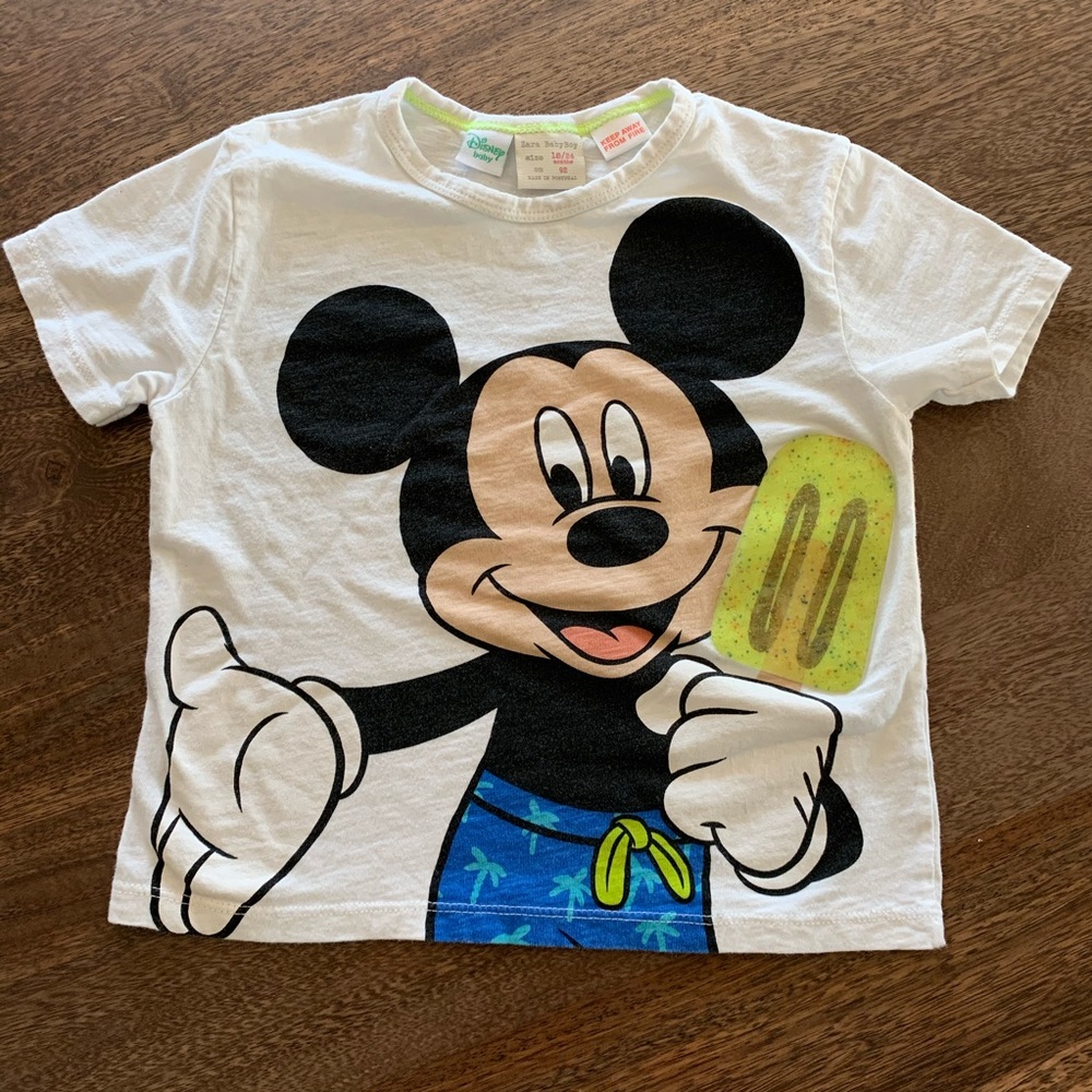 Zara Baby Mickey Mouse Shirt